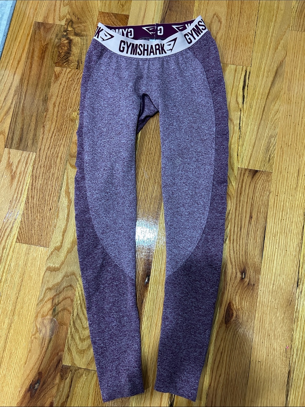 Gymshark Kids Marled Purple Seamless Leggings